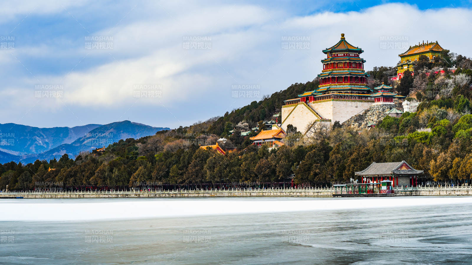 颐和园春景图片