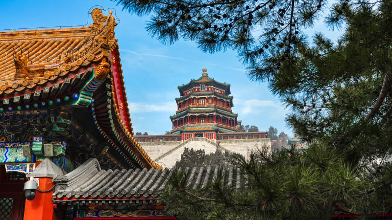 故宫角楼风光图片