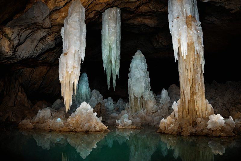 钟乳石洞奇观图片