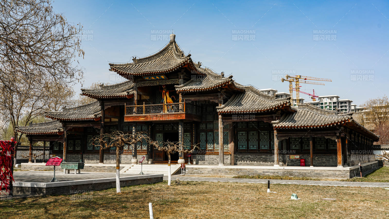 古建筑庭院风光图片