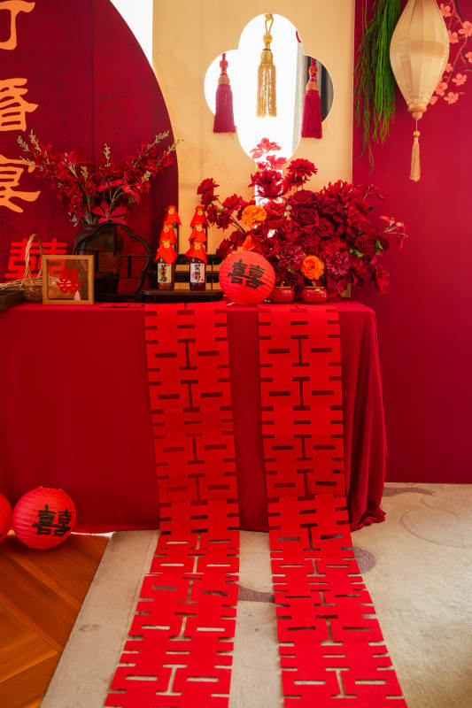 喜庆婚宴布置图片