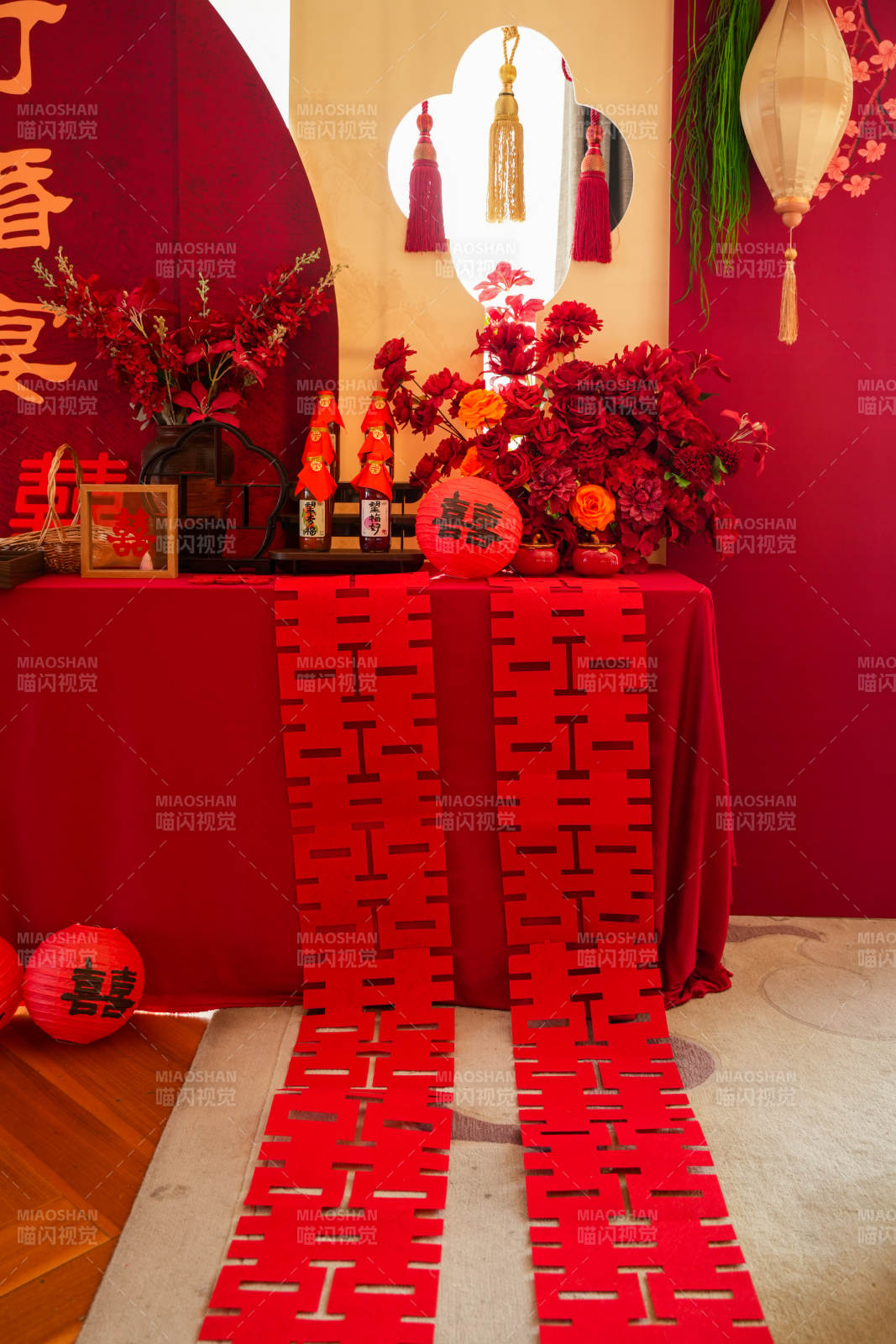 喜庆婚宴布置图片