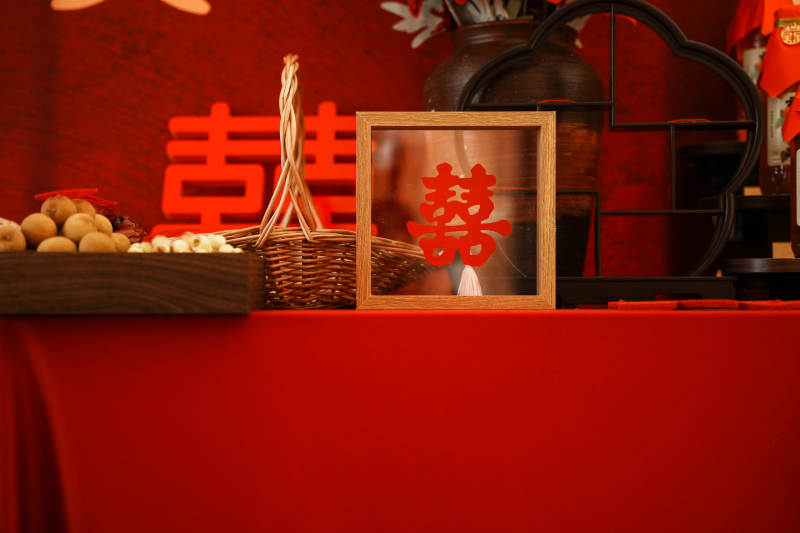 喜庆婚宴布置图片