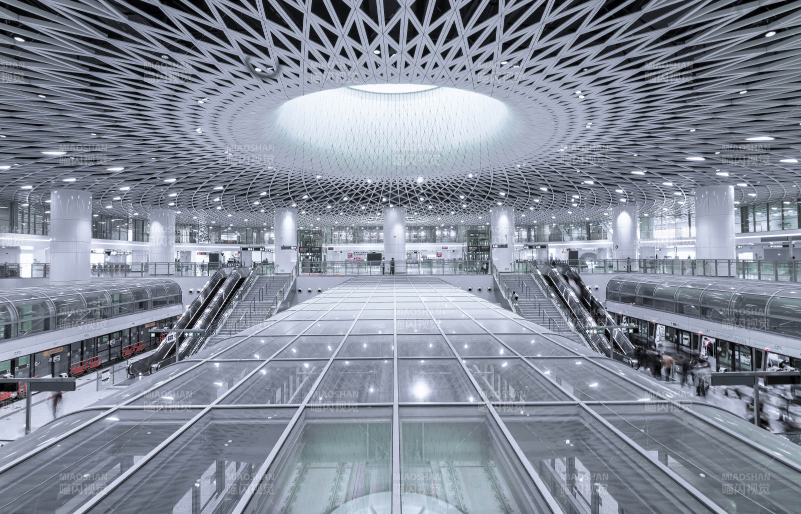 现代交通枢纽大厅图片