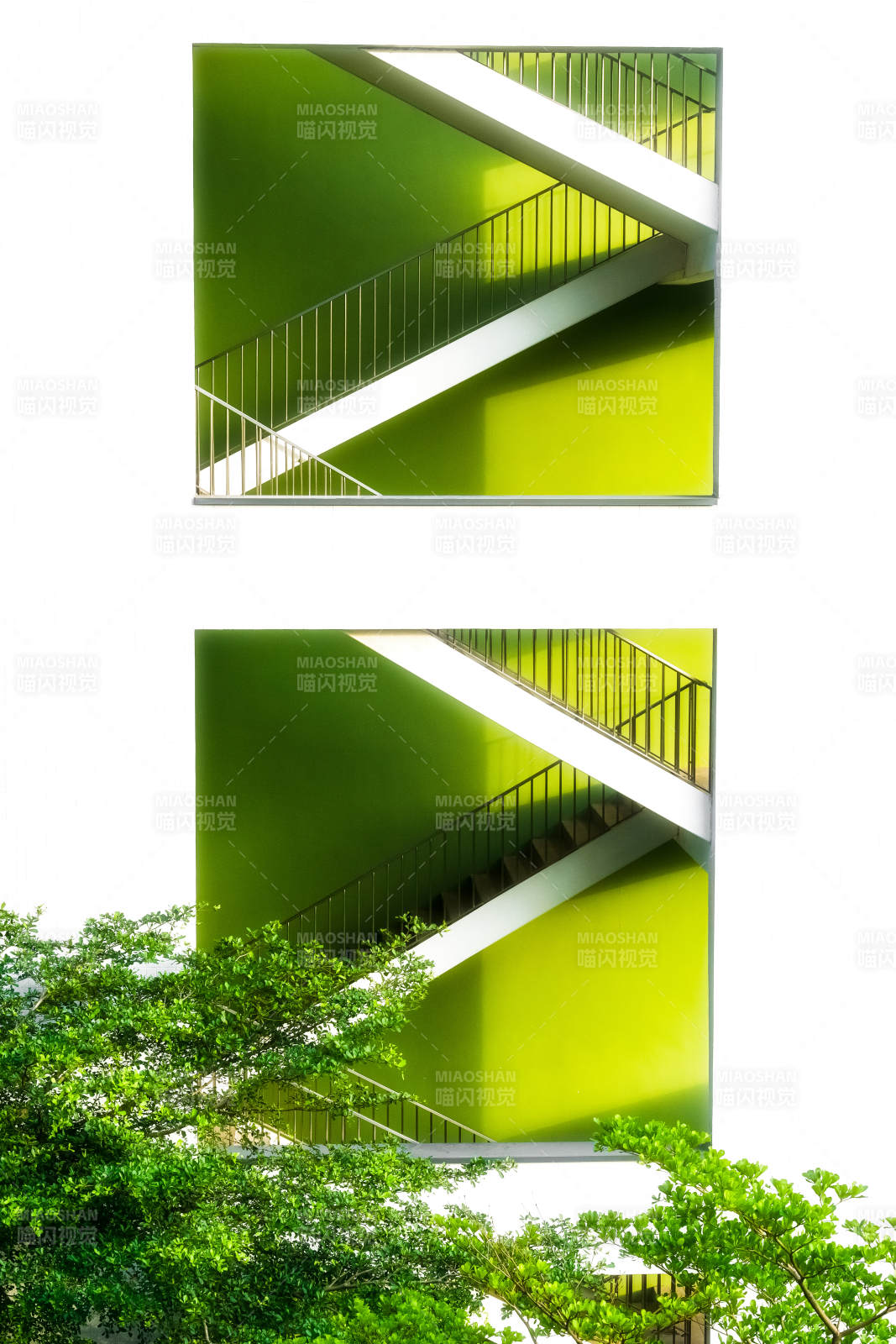 绿意楼梯图片