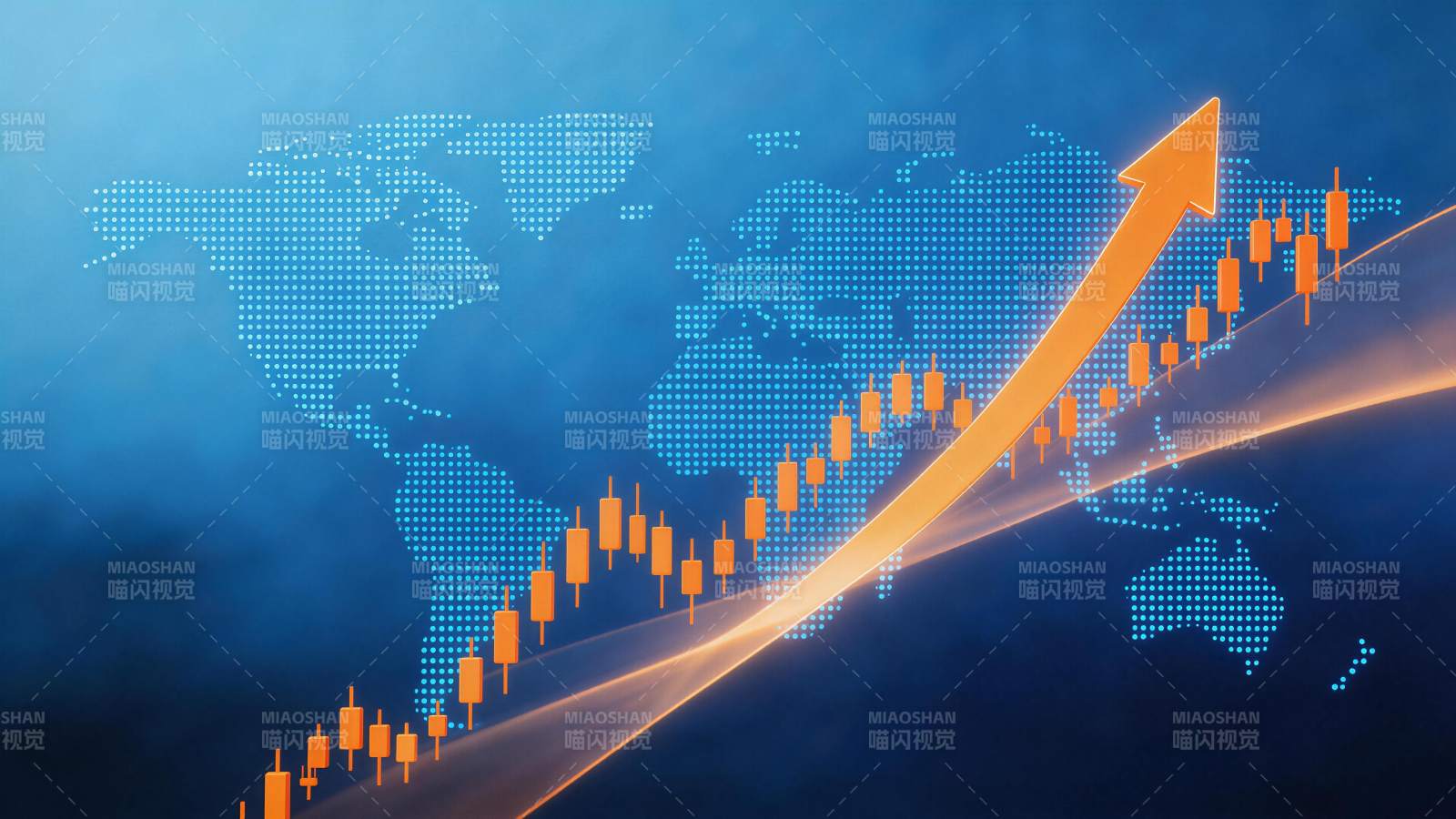 全球股市上升趋势图片