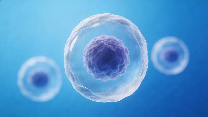 显微镜下细胞结构三维示意图图片