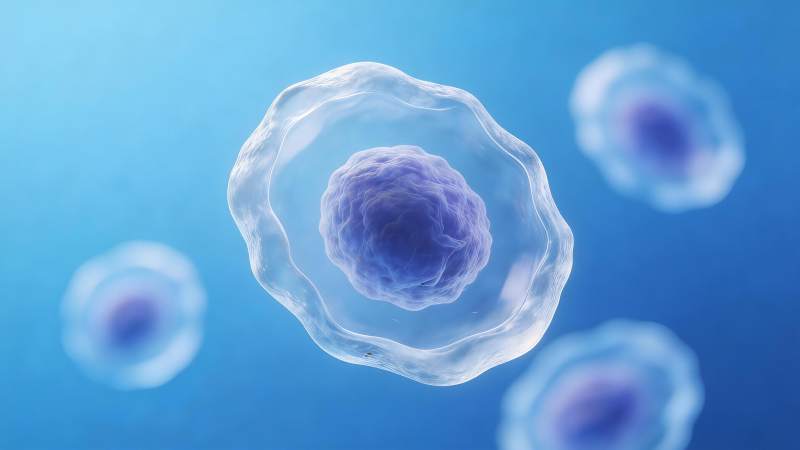 显微镜下细胞结构高清三维图像展示图片