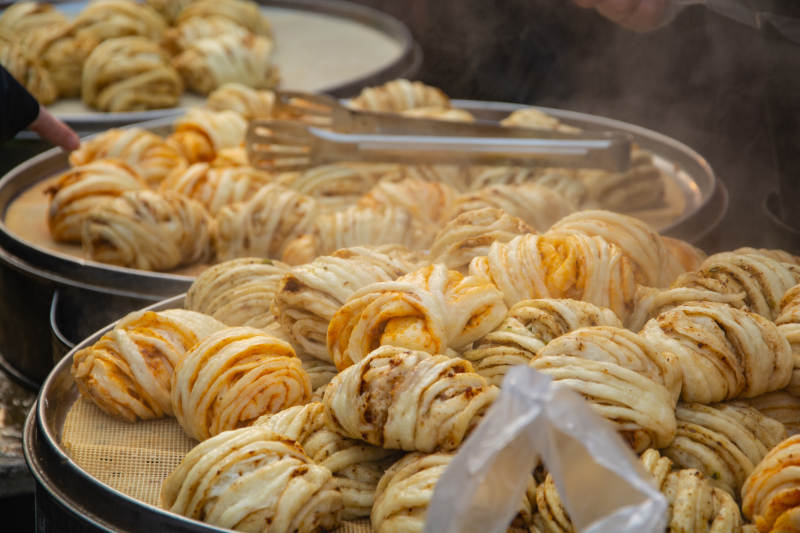 金黄酥脆花卷图片