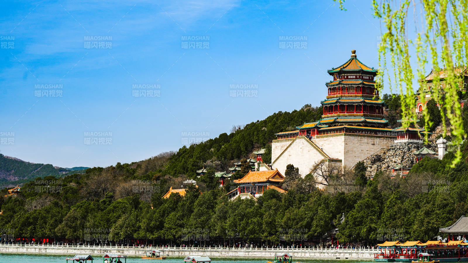 颐和园春景图片