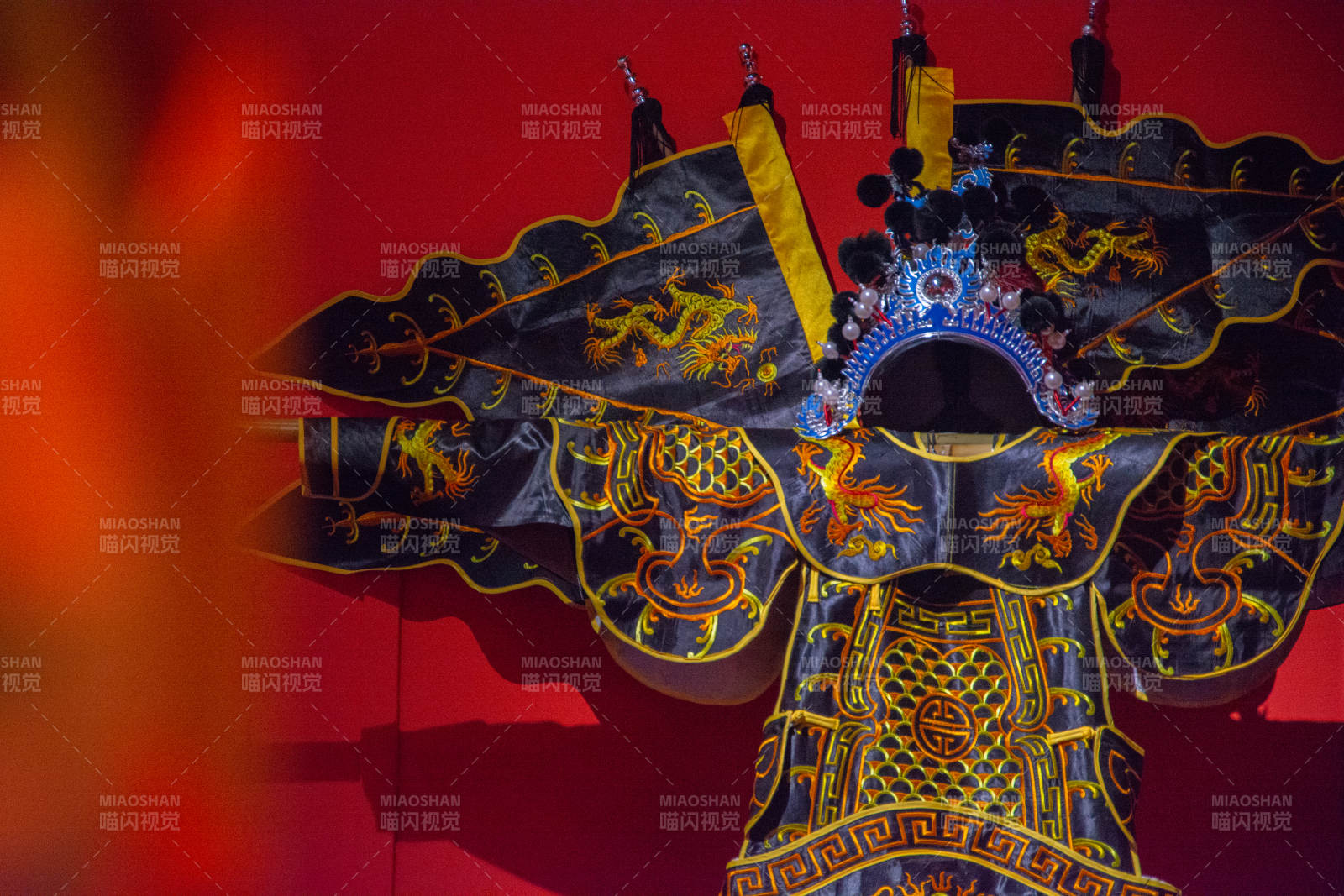 龙袍华服 金龙腾跃图片