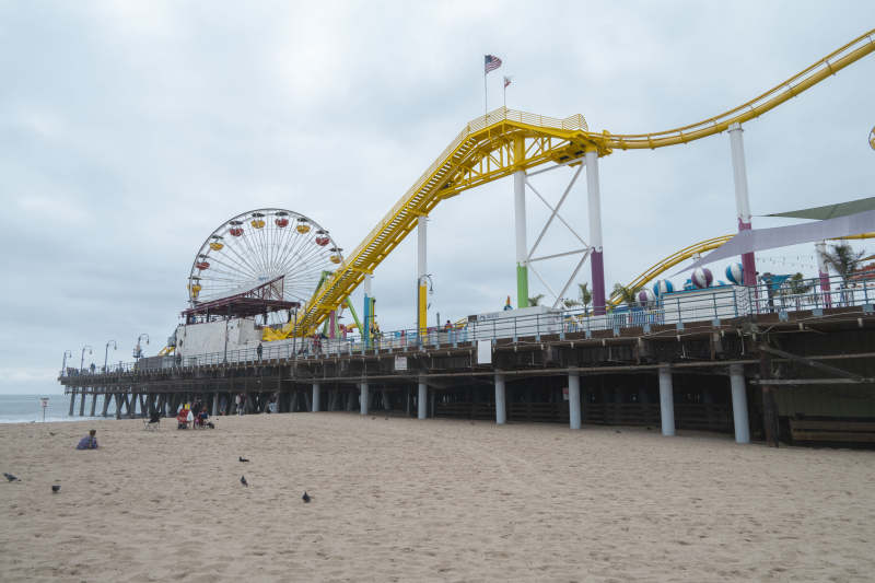 海边游乐园风光图片