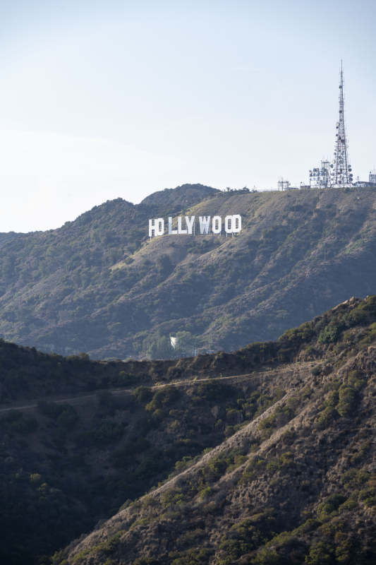 好莱坞山景图片
