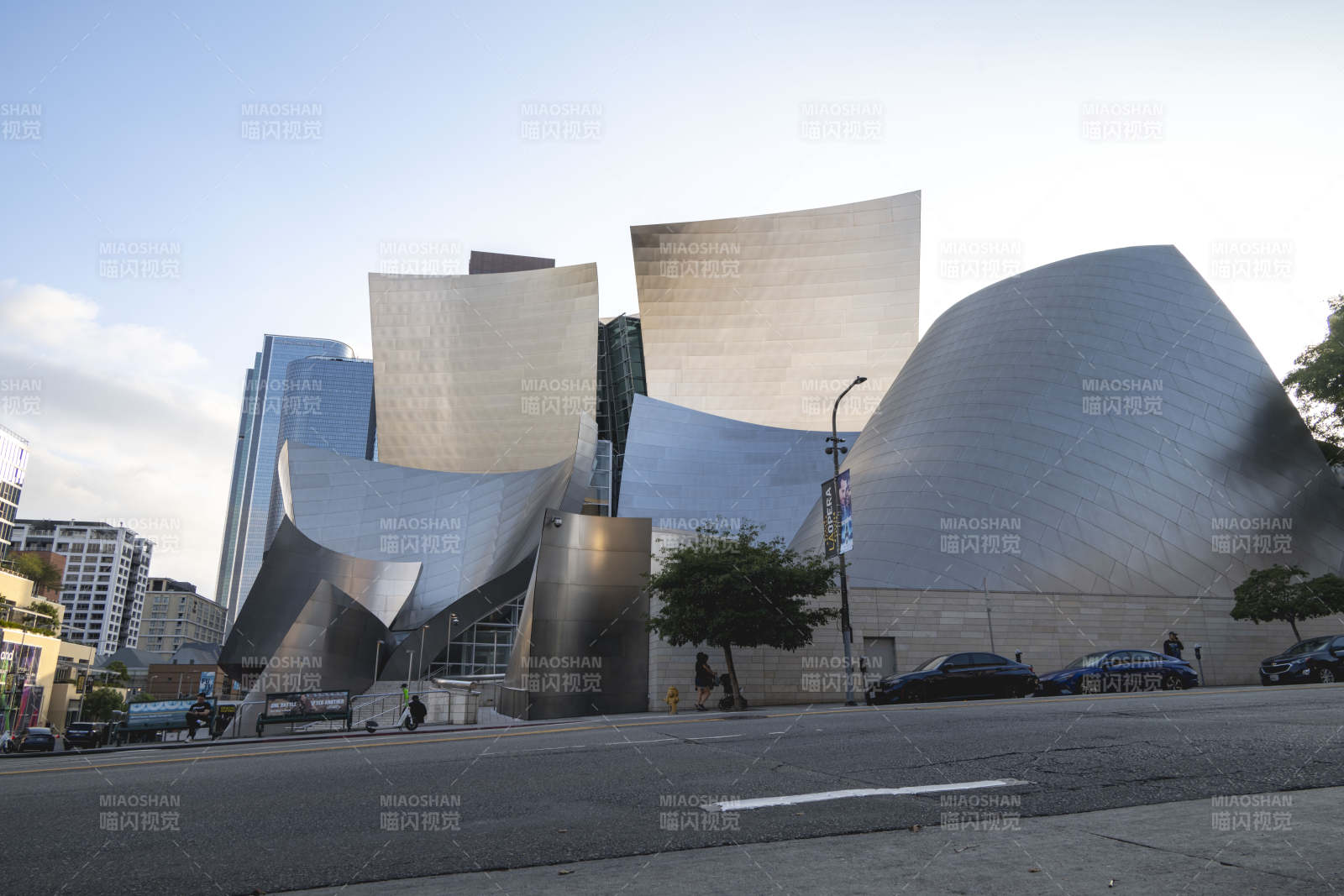 美国洛杉矶市中心华特迪士尼音乐厅图片