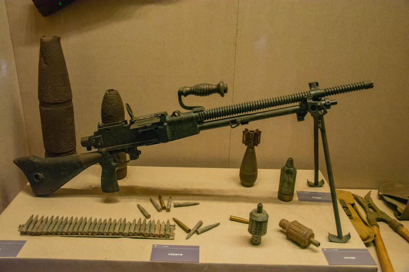 机枪展品展示图片