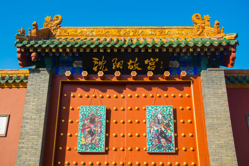 沈阳故宫门楼图片