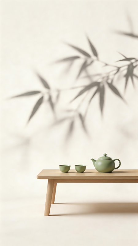 竹影茶香图片