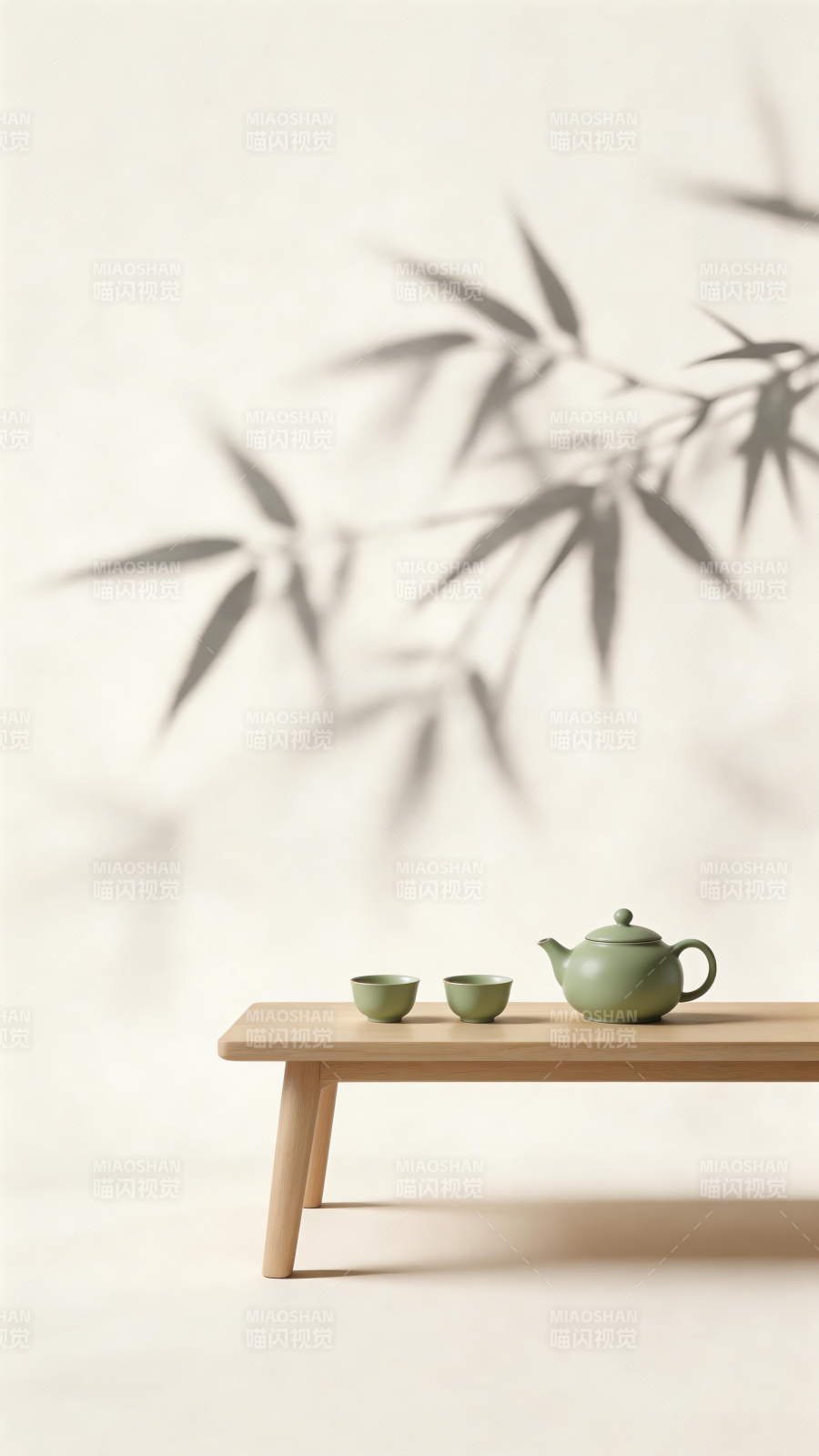 竹影茶香图片