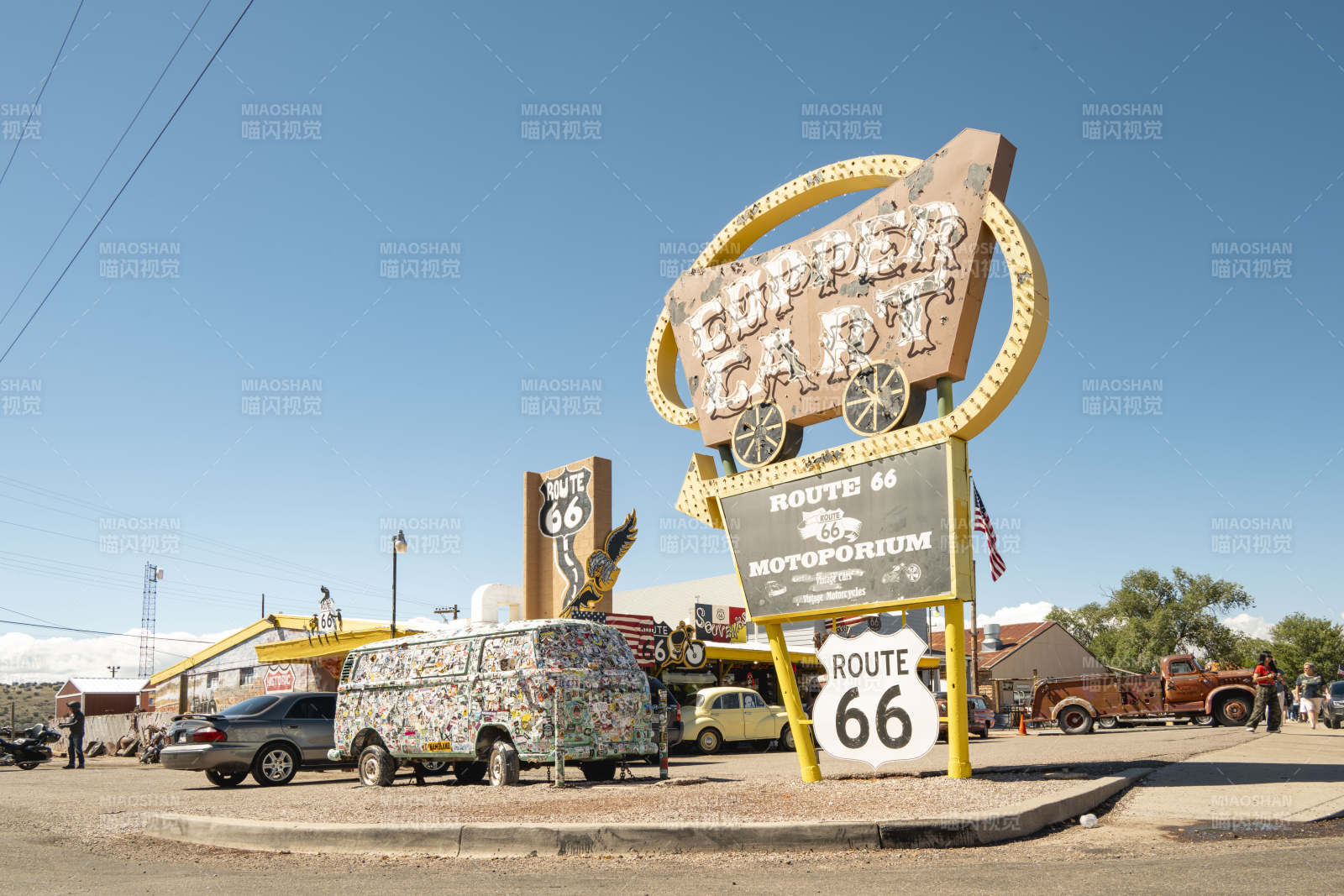 美国亚利桑那州塞利格曼汽车小镇图片