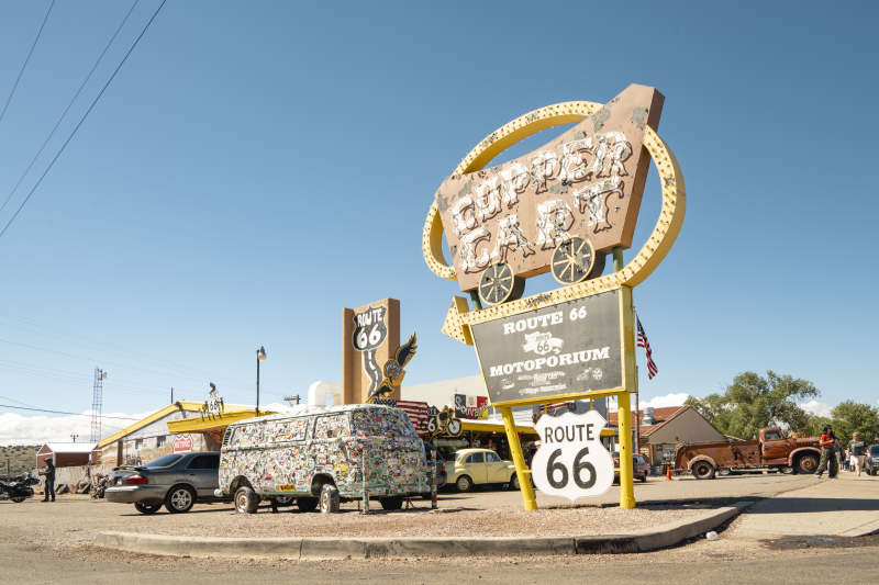 美国亚利桑那州塞利格曼汽车小镇图片