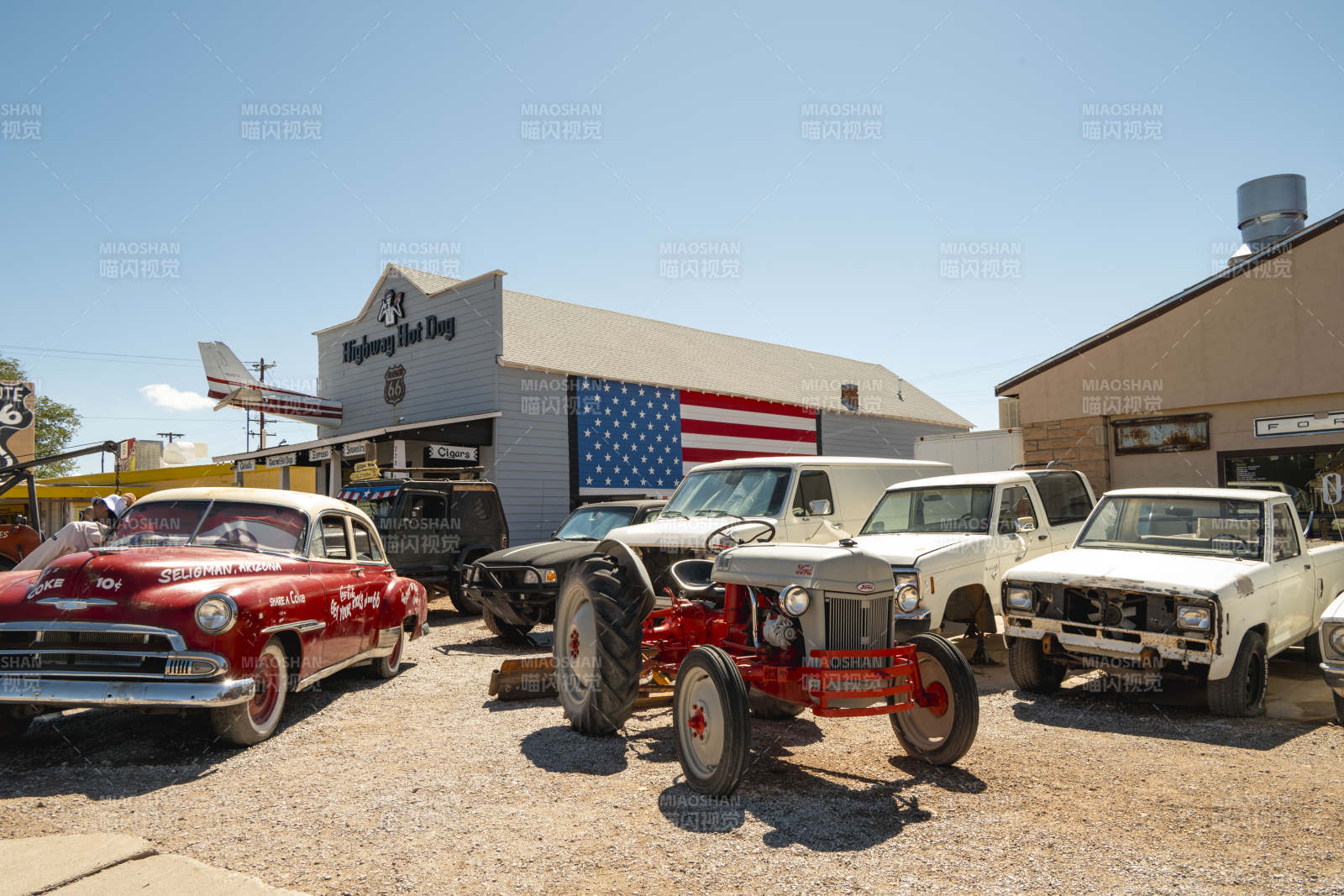 美国亚利桑那州塞利格曼汽车小镇图片