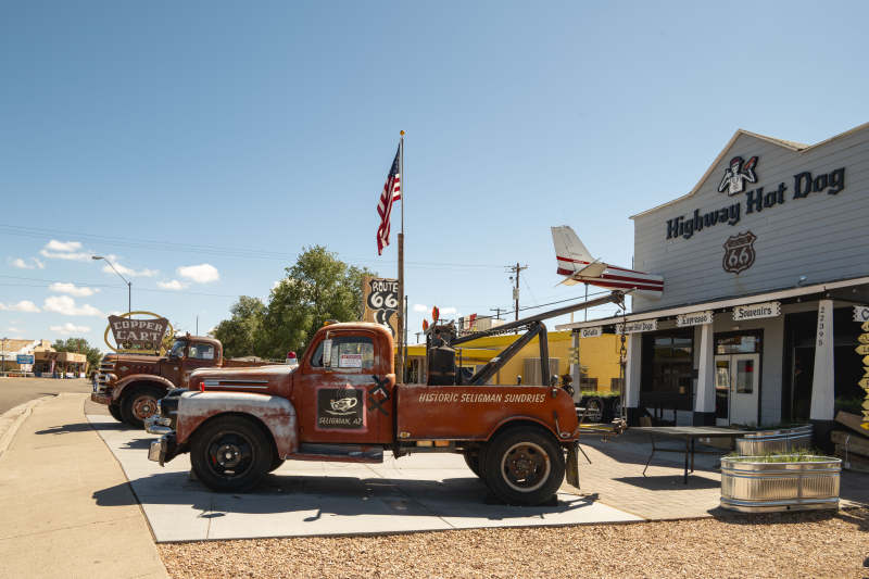 美国亚利桑那州塞利格曼汽车小镇图片