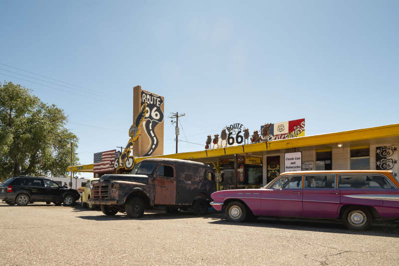 美国亚利桑那州塞利格曼汽车小镇图片