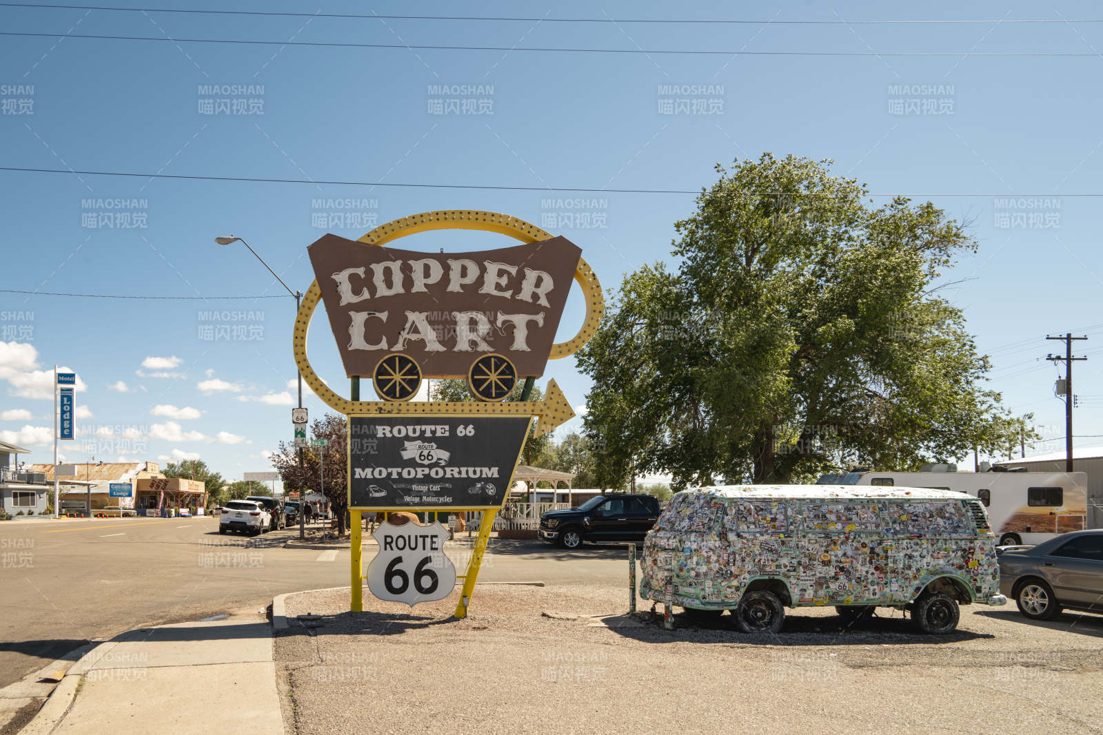 美国亚利桑那州塞利格曼汽车小镇图片