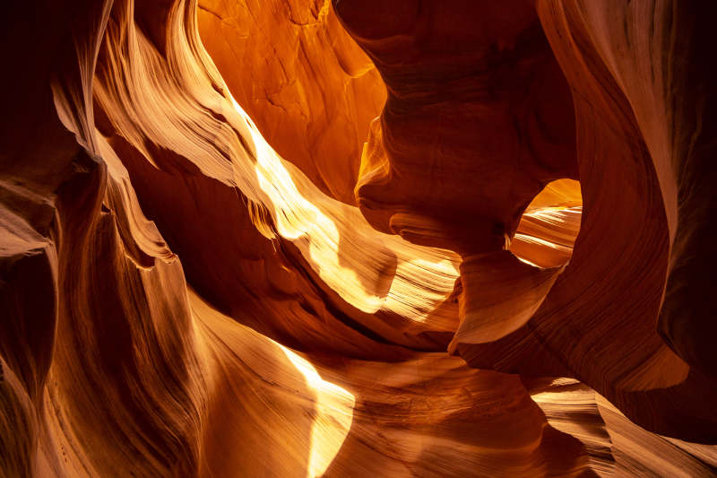 美国亚利桑那州羚羊彩穴图片