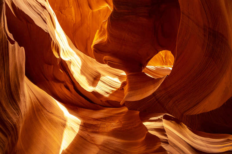 美国亚利桑那州羚羊彩穴图片