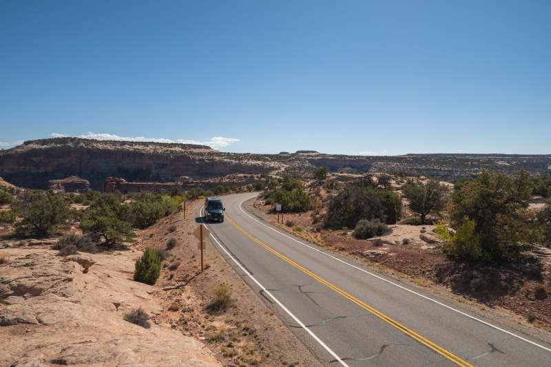 美国亚利桑那州科罗拉多大峡谷沿途公路图片