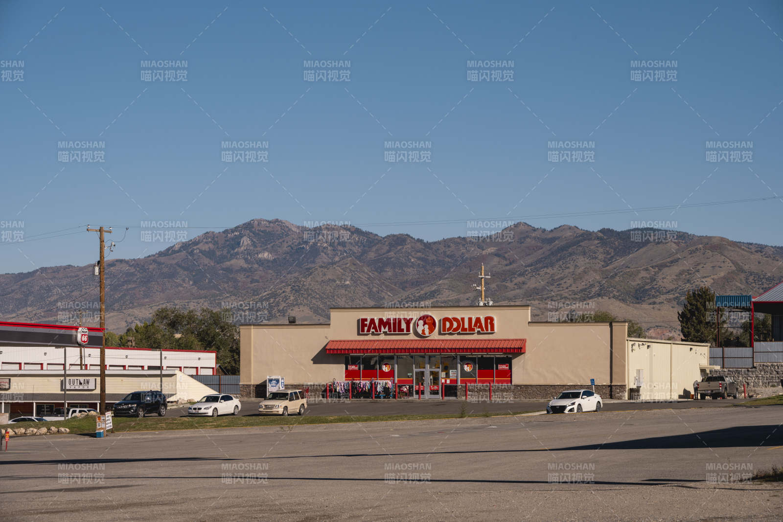 美国去拉斯维加斯沿途街景图片