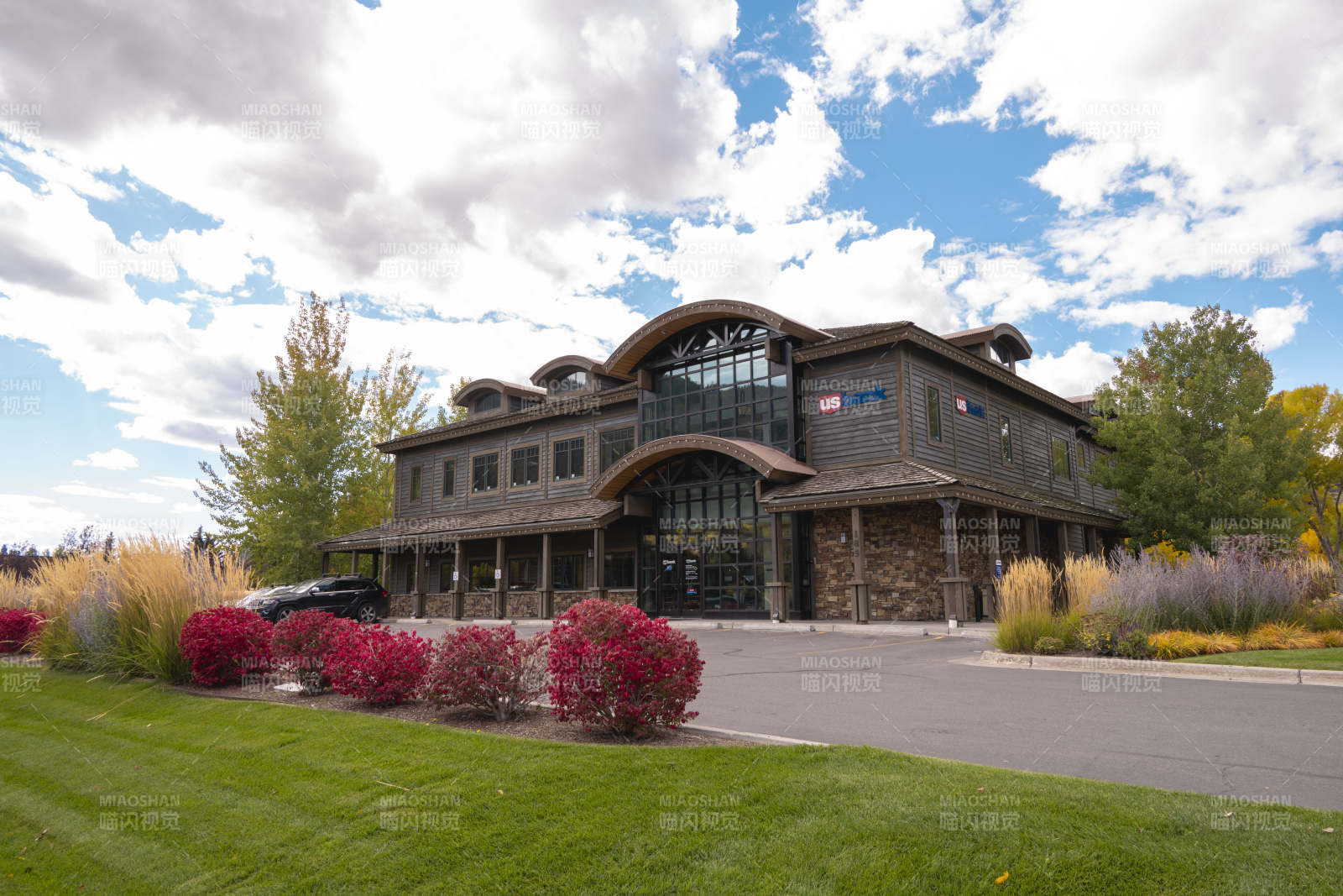 美国怀俄明州杰克逊牛仔小镇图片