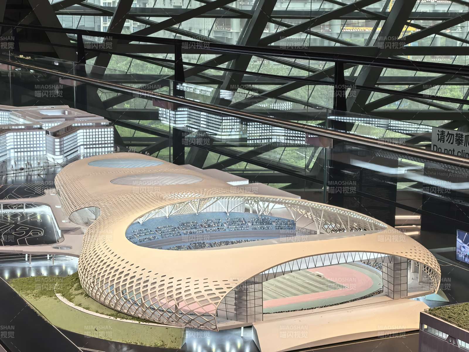 未来体育场模型图片