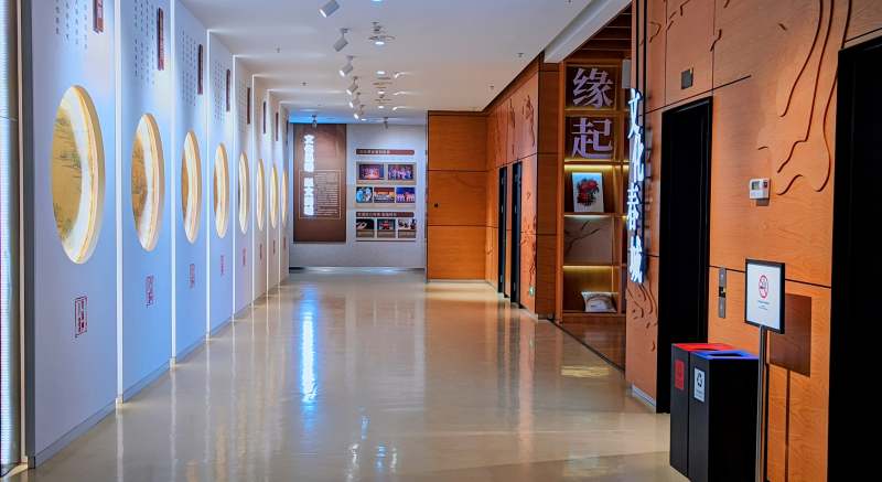 展厅走廊风光图片