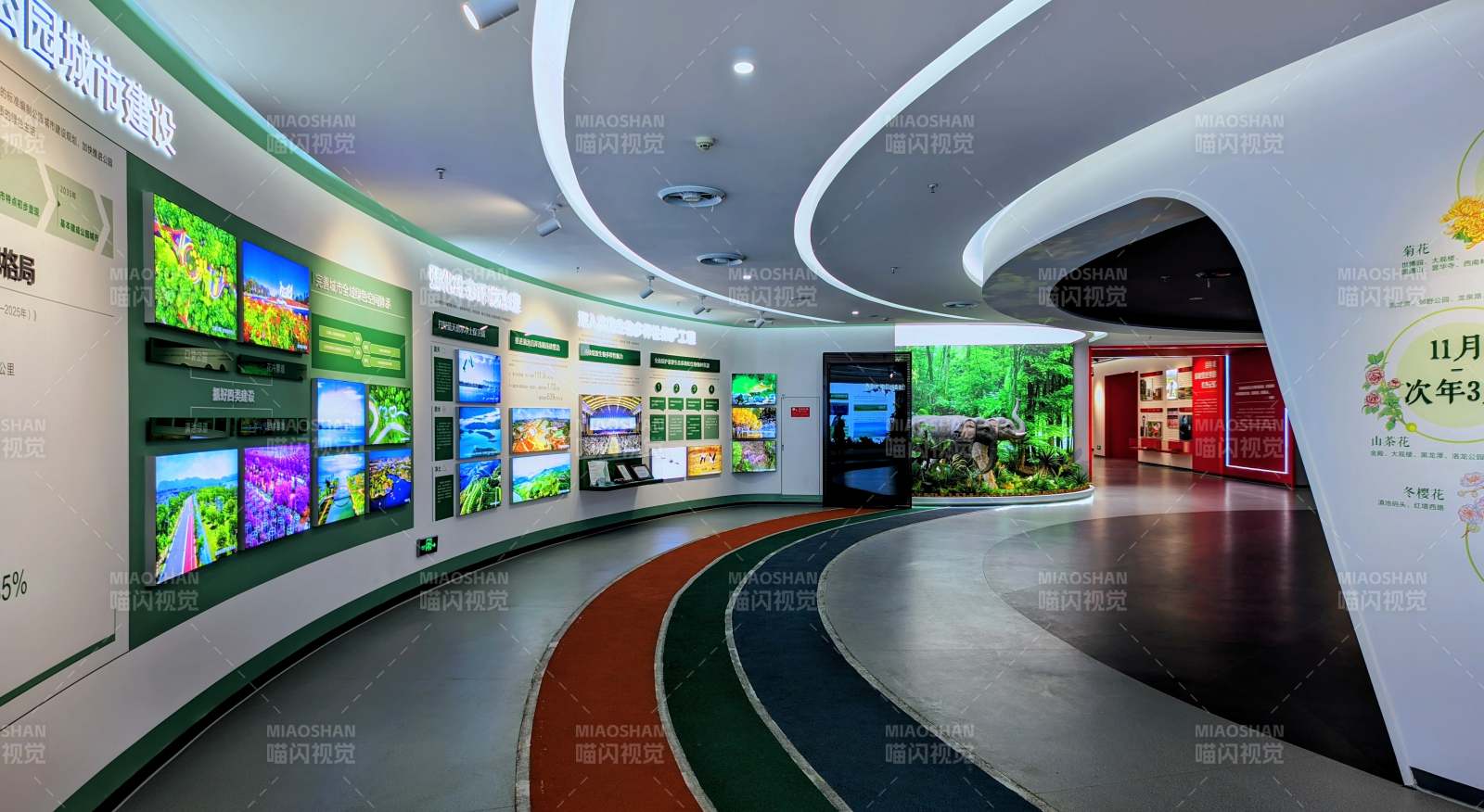 昆明规划馆展厅一角图片