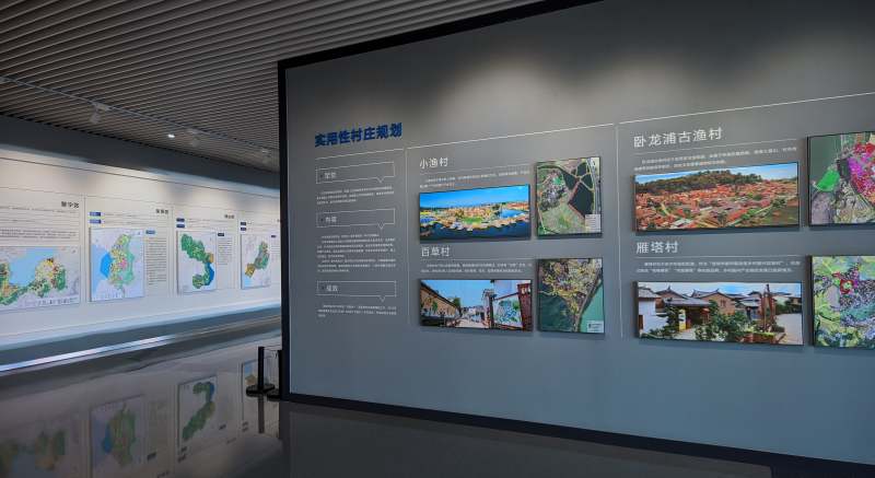 昆明规划馆展示墙图片