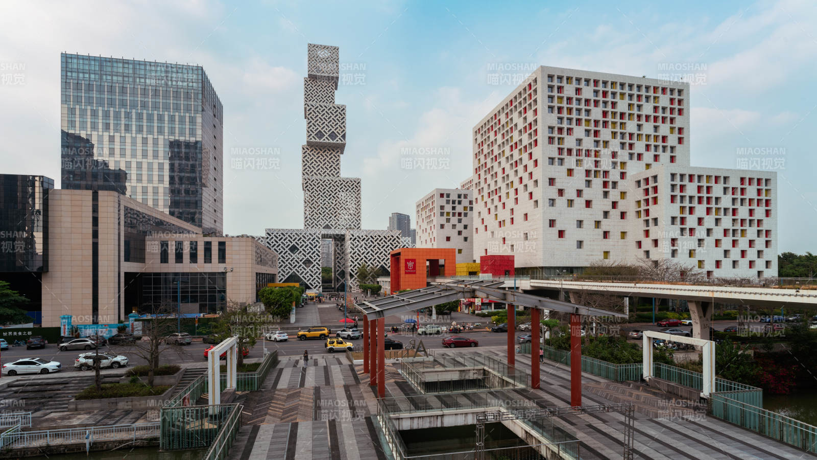 现代都市建筑群图片