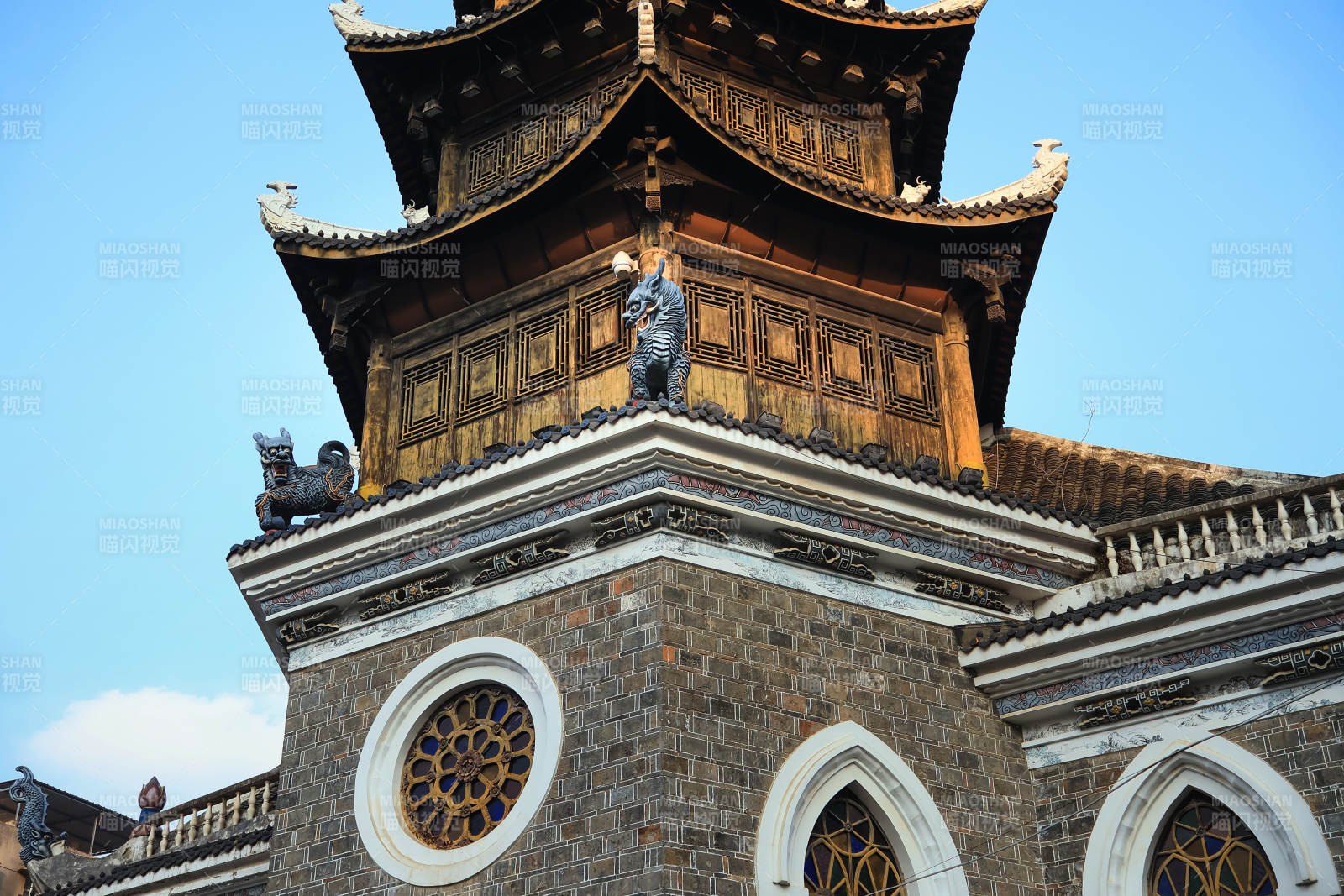 古建筑飞檐翘角图片