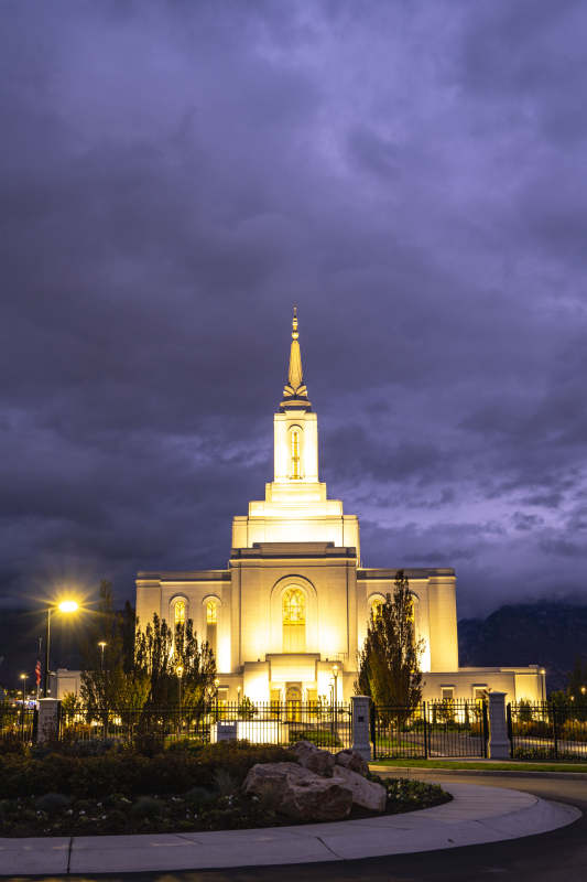 夜幕下的圣殿光辉图片