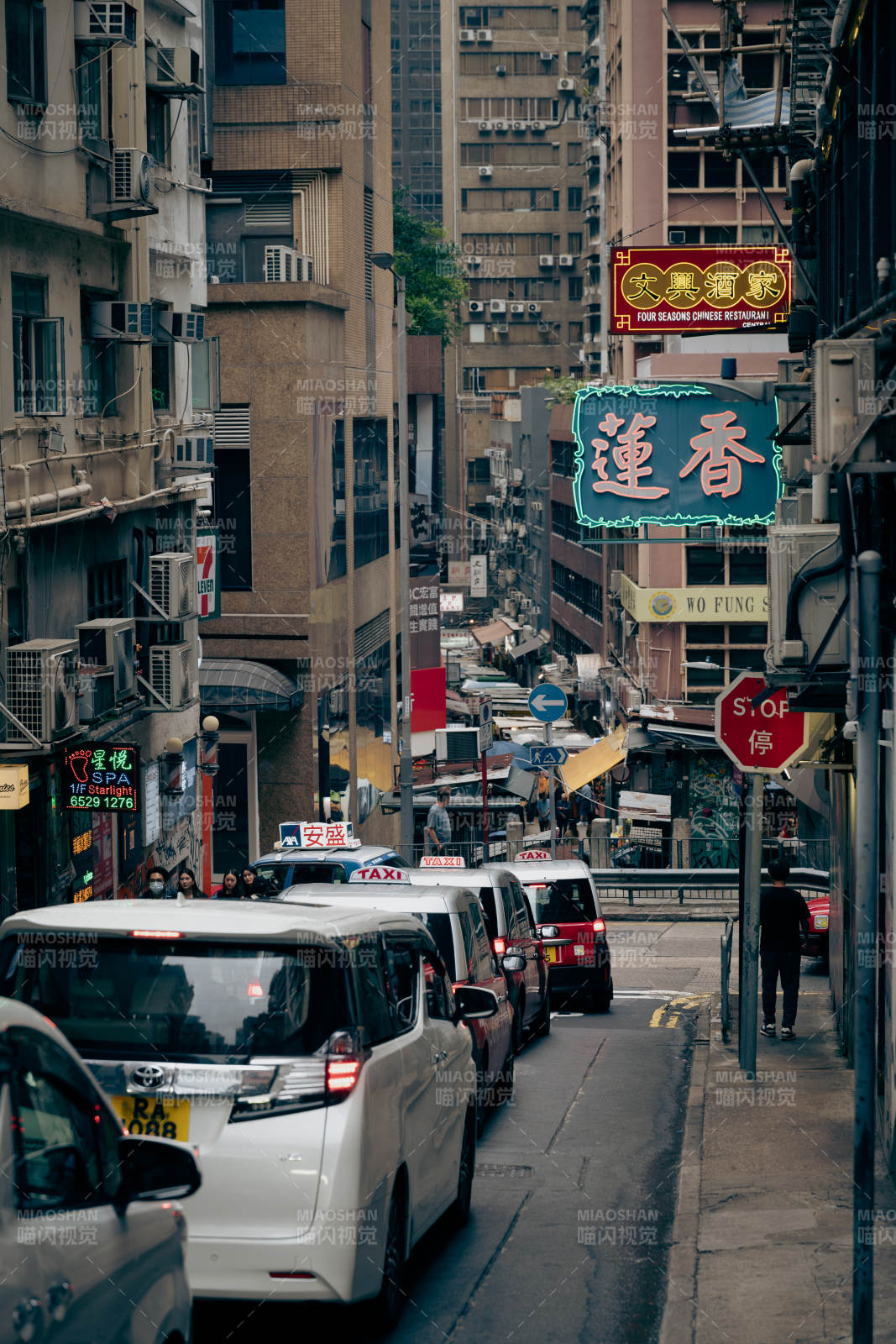香港街景繁华都市图片