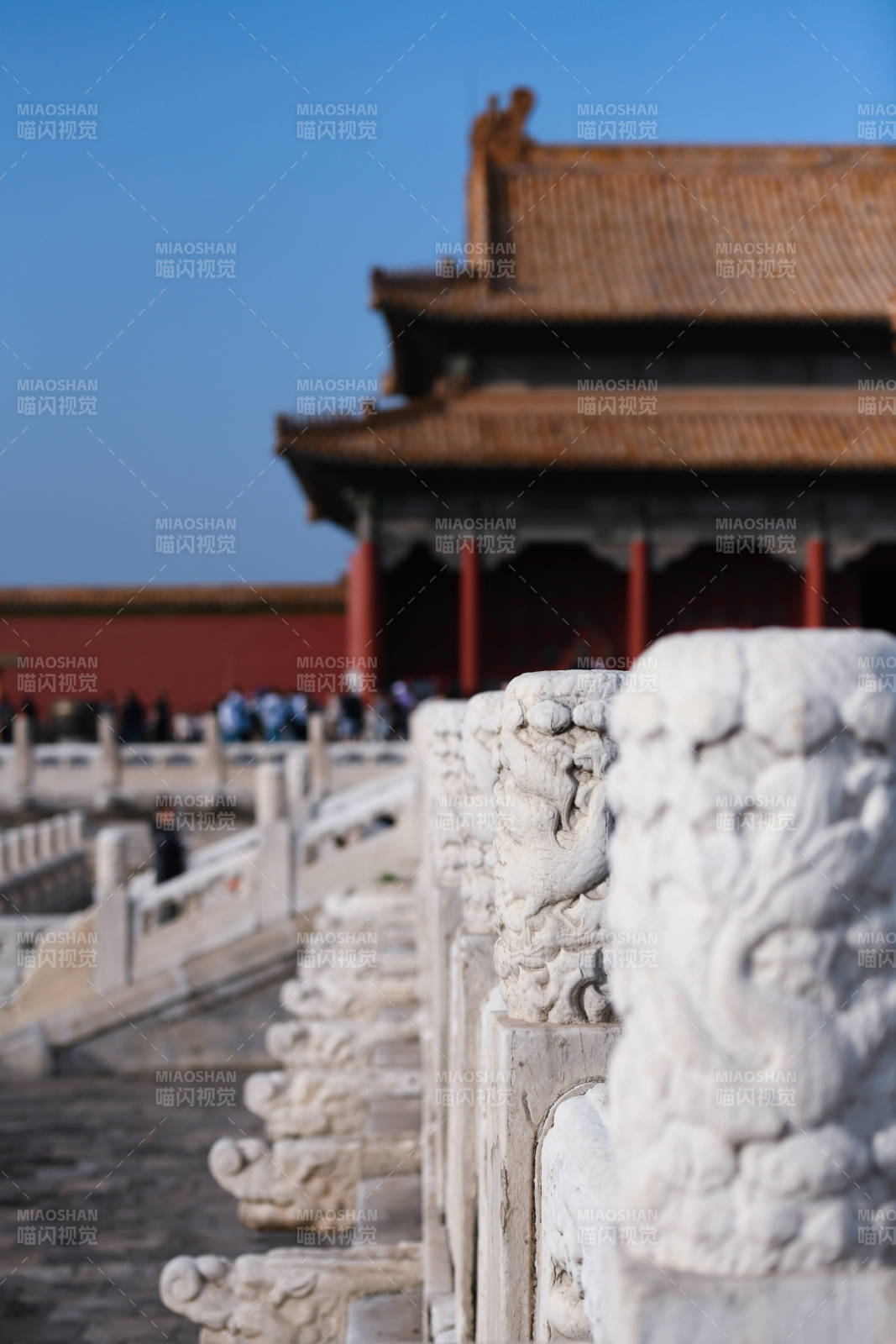 故宫石栏雕龙图片