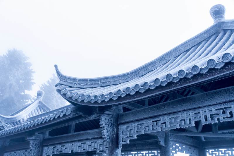 古建筑飞檐翘角图片