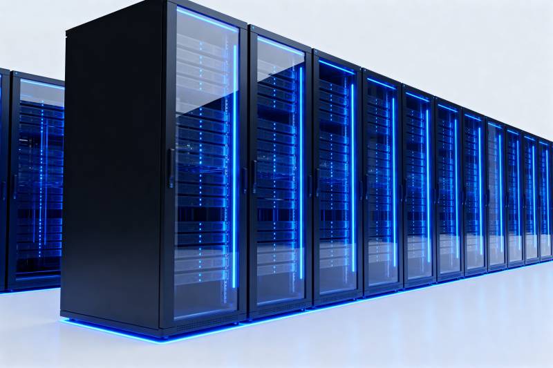 数据中心服务器机柜图片