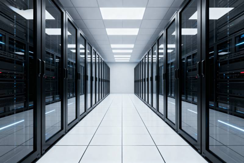 数据中心走廊图片