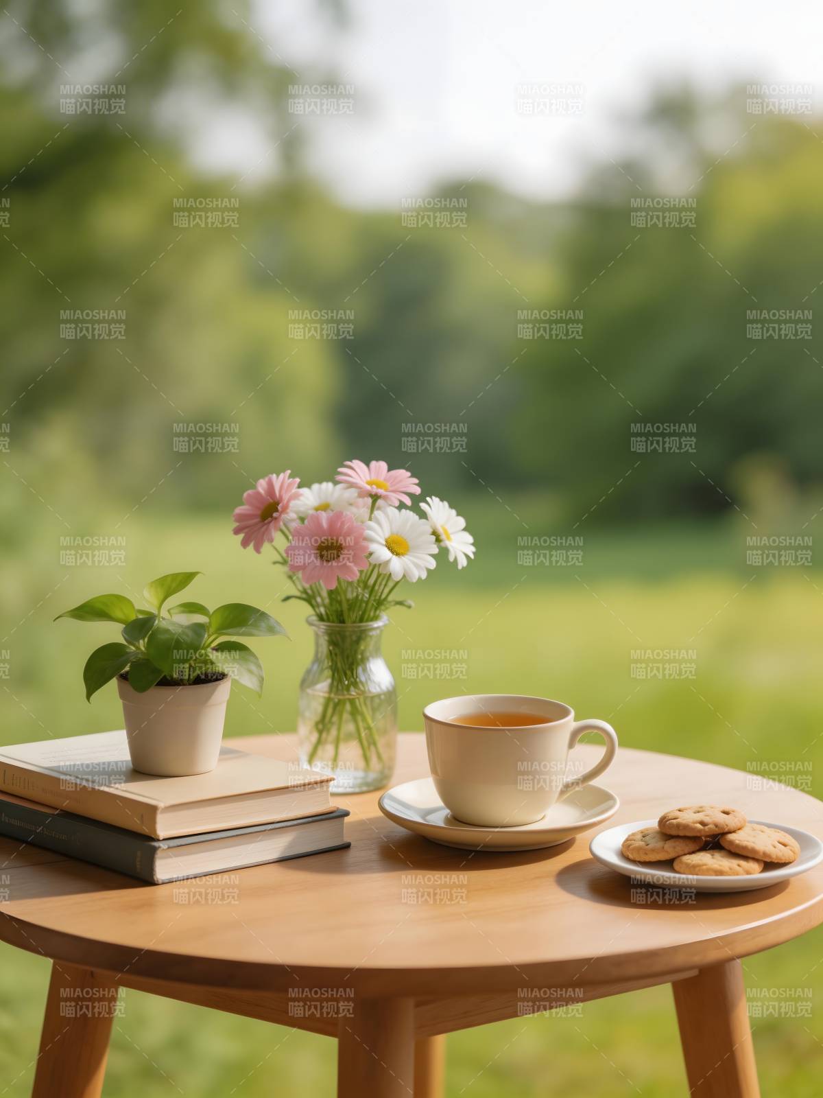 花园茶歇时光图片