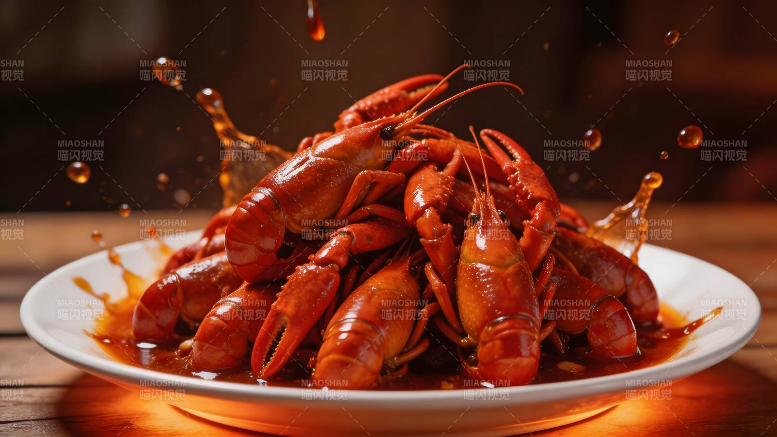 麻辣小龙虾盛宴图片