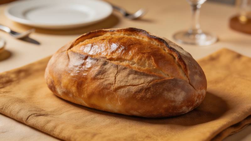 金黄面包 诱人香气图片