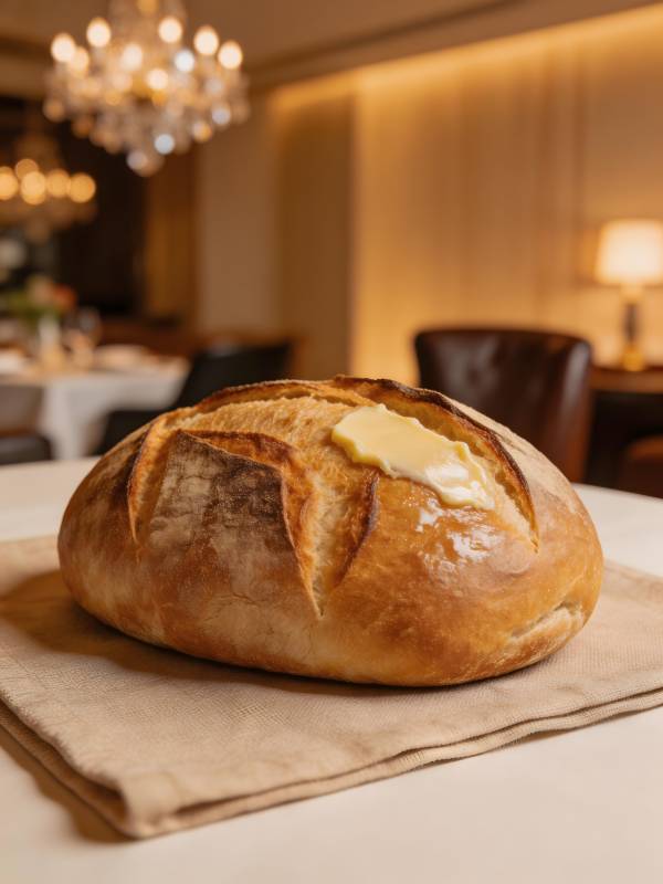 香浓面包配黄油图片