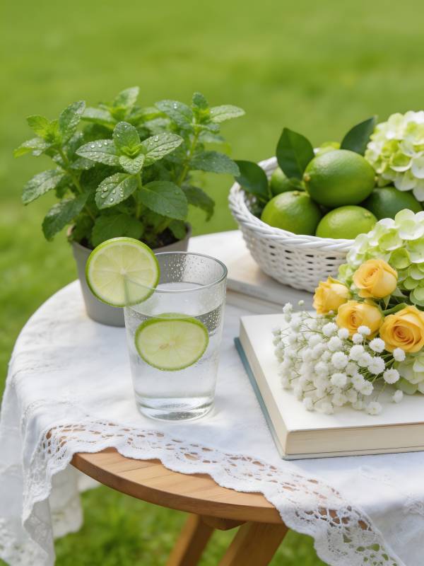 夏日清新饮品图片